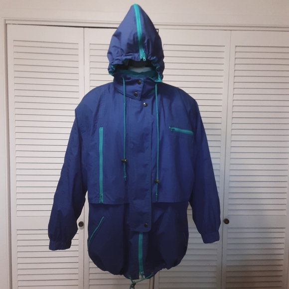 Lightweight London Fog "3M Thinsulate" Ski Jacket/Coat with Removable Hoodie - Picture 2 of 16